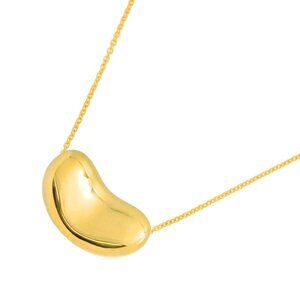 TIFFANY Co. Bean Necklace 18K Yellow Gold 750